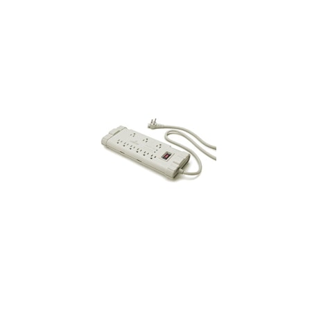 Leviton Power Strip, Surge, 5-15R, 5-15P, 6 ft., Beige S2000-PS